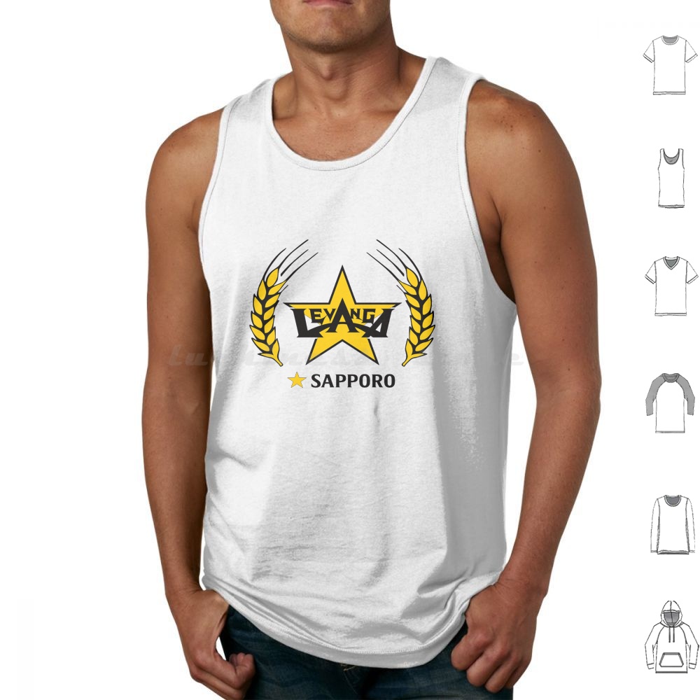 Wine Beer Best - Sapporo Tank Tops Vest Sleeveless Drunk