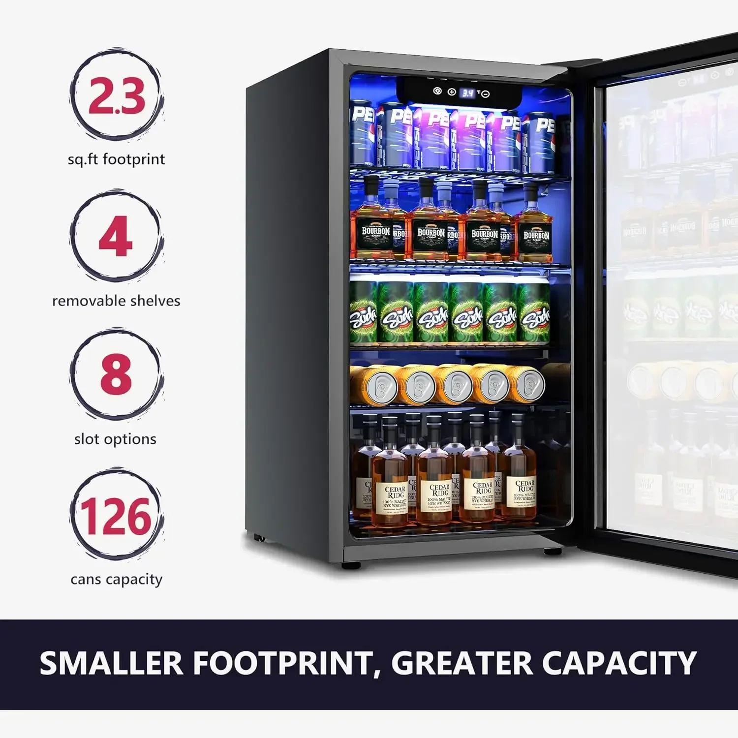 Wine Beer Best - [Best Seller, Limited Stock!]Beverage Refrigerator Cooler
