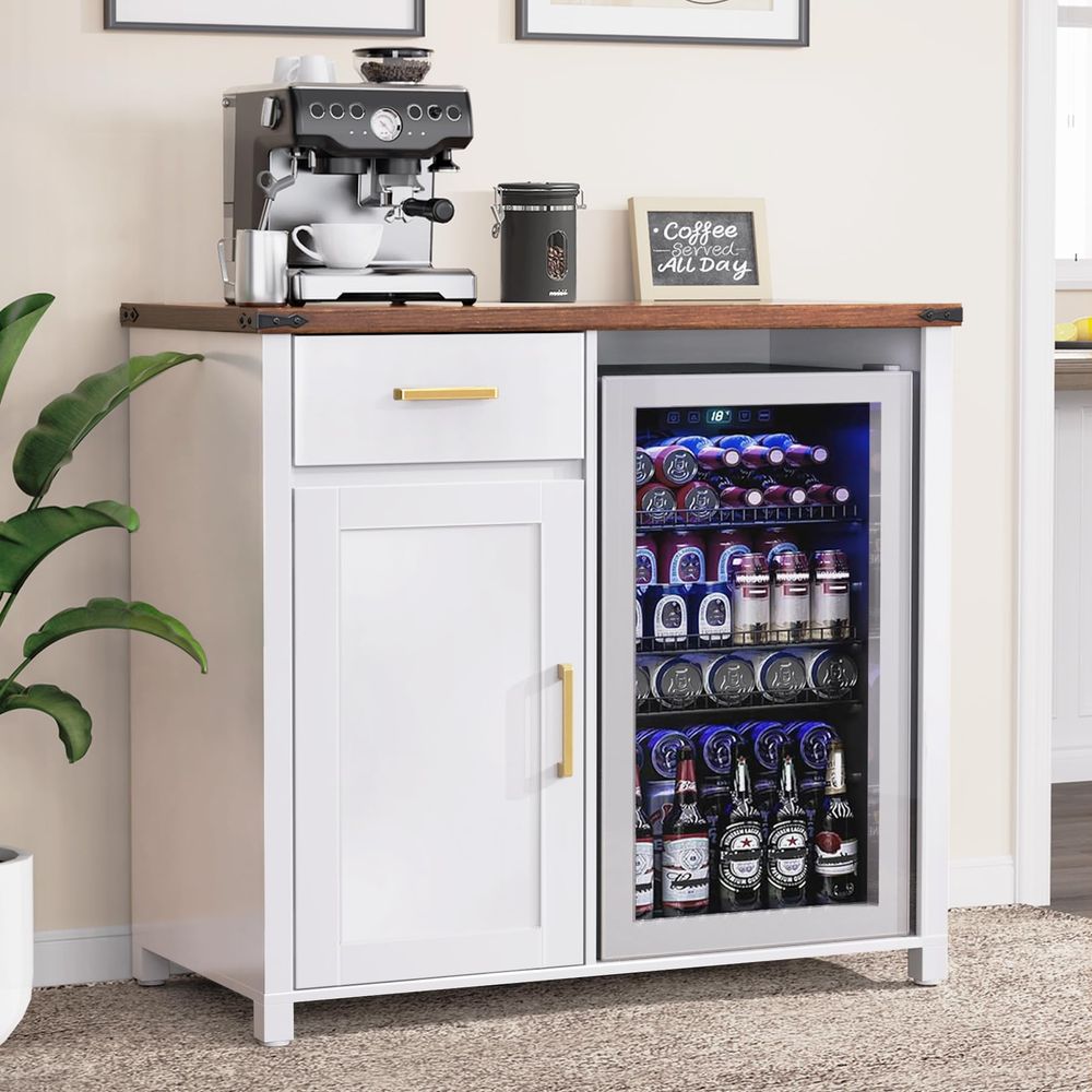 Wine & Beer Shop - Coffee Bar with Mini Fridge Space,