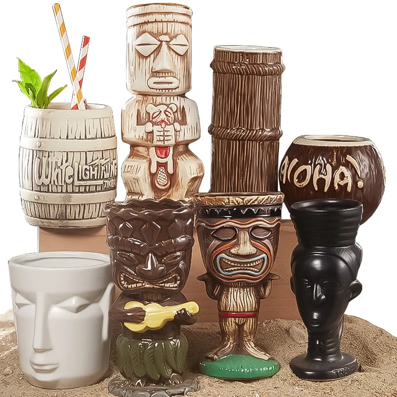 60 Type Hawaiian Tiki Mug Cera - Wine Beer Type 리뷰 및 가격