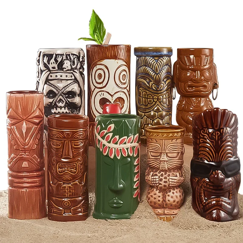 60 Type Hawaiian Tiki Mug Cera - Wine Beer Type 리뷰 및 가격