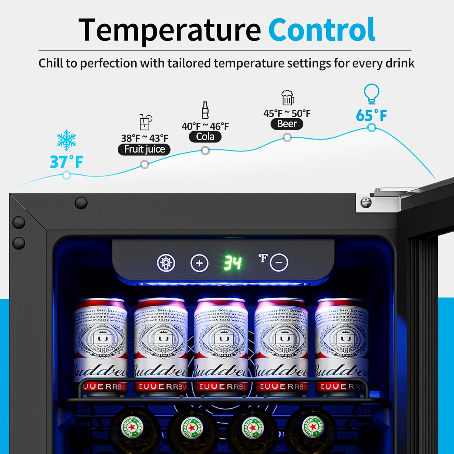 15 Inch Beverage Refrigerator  - Wine Beer Fridge Under Counter 리뷰 및 가격