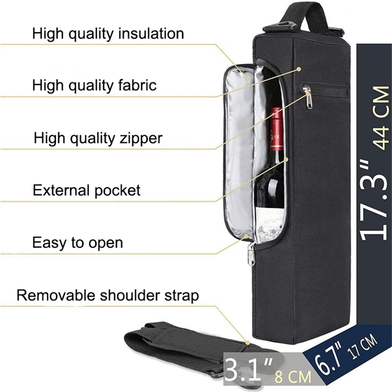 Black Golf Cooler Bag Wine Bee - Wine Beer Type 리뷰 및 가격