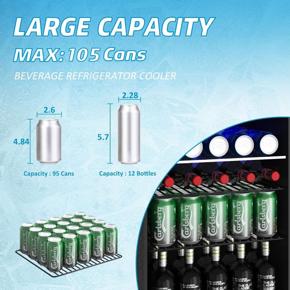 Compact Beverage Refrigerator, - Wine Beer Fridge Under Counter 리뷰 및 가격