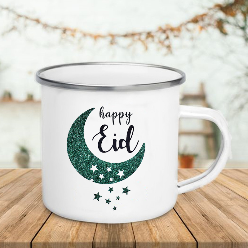 Happy Eid Moon Printed Creativ - Wine Beer Best 리뷰 및 가격
