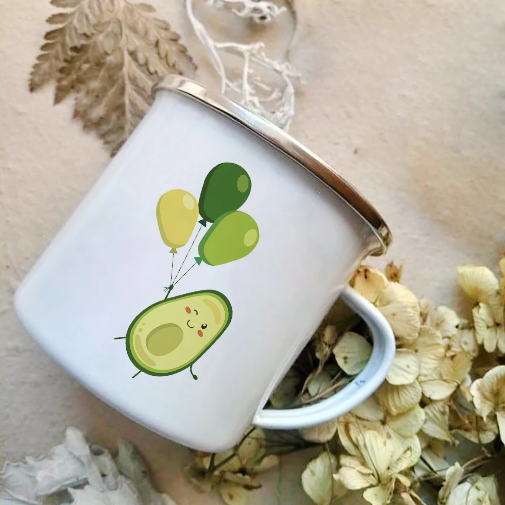 Cartoon Avocado Print Enamel C - Wine Beer Best 리뷰 및 가격