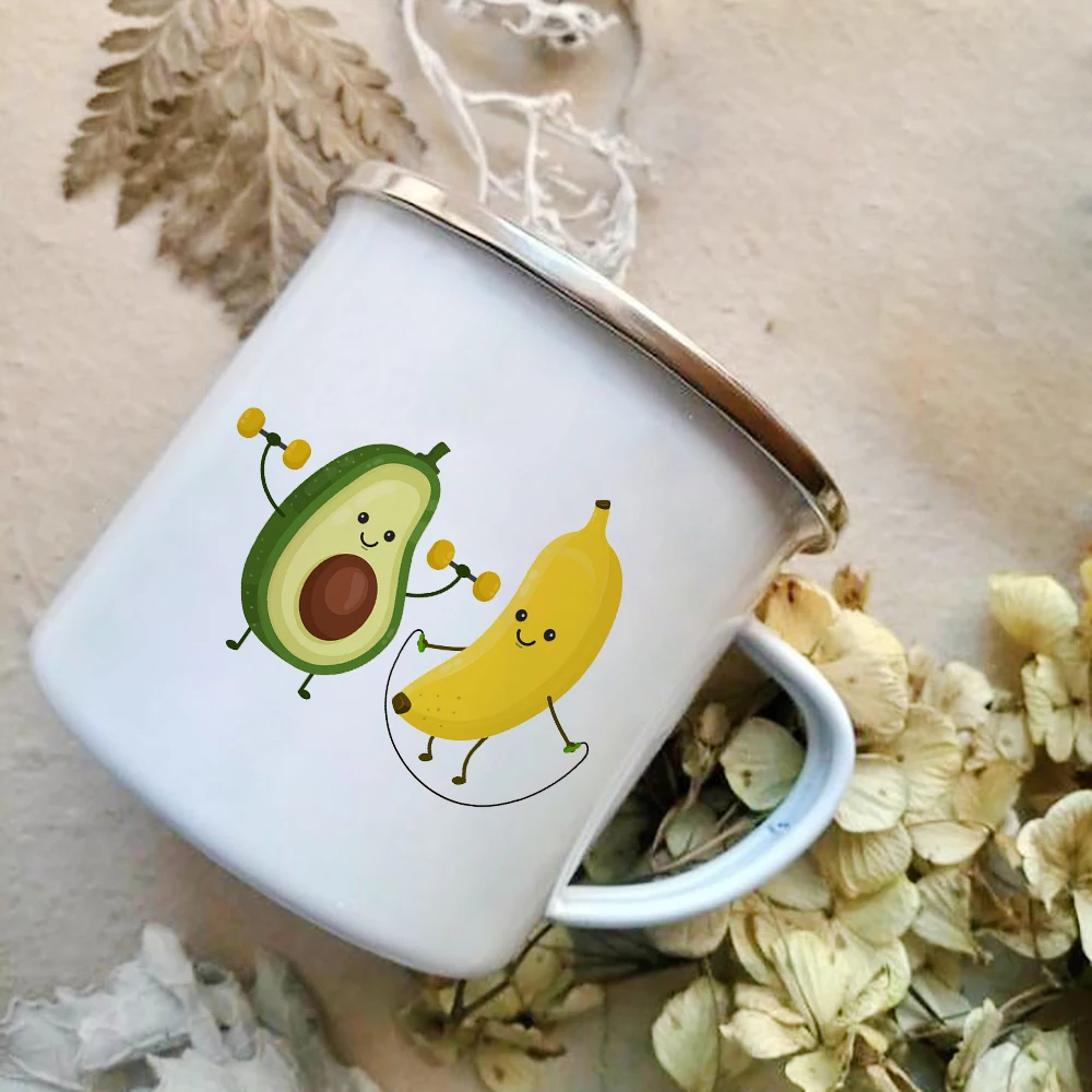 Cartoon Avocado Print Enamel C - Wine Beer Best 리뷰 및 가격