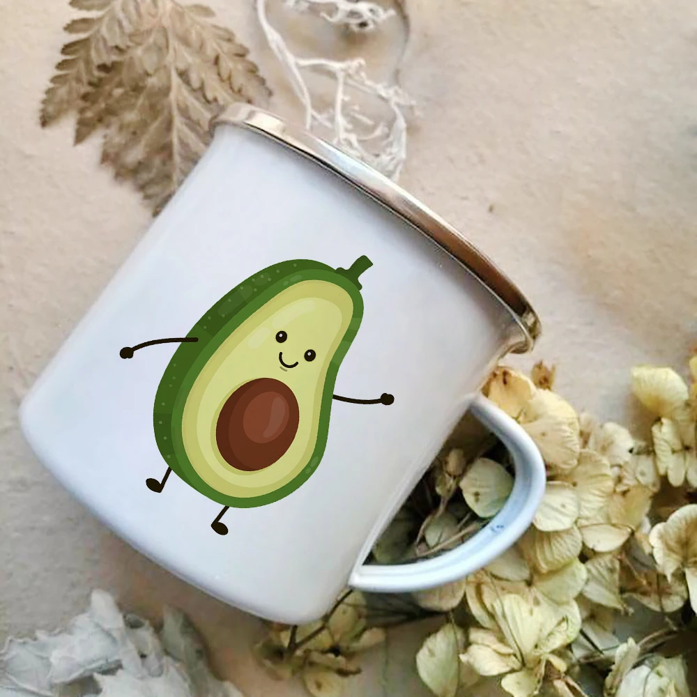 Cartoon Avocado Print Enamel C - Wine Beer Best 리뷰 및 가격
