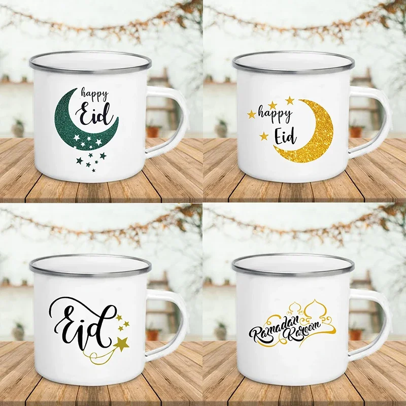 Handle Enamel Mugs Happy Eid M - Wine Beer Best 리뷰 및 가격