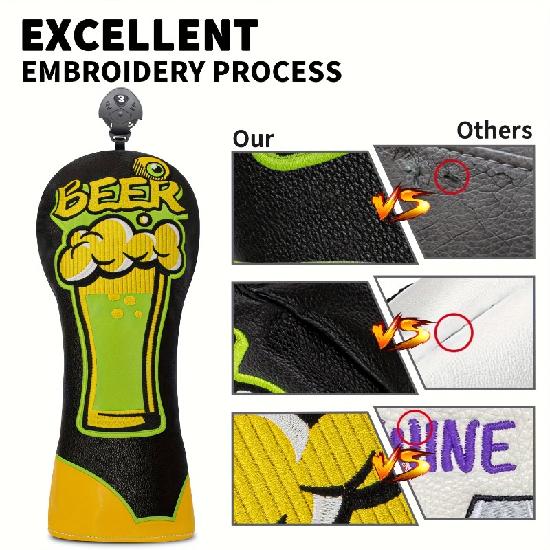 Golf Club Head Cover - Beer Mu - Beer & Wine Jockey Plaza Shopping 리뷰 및 가격