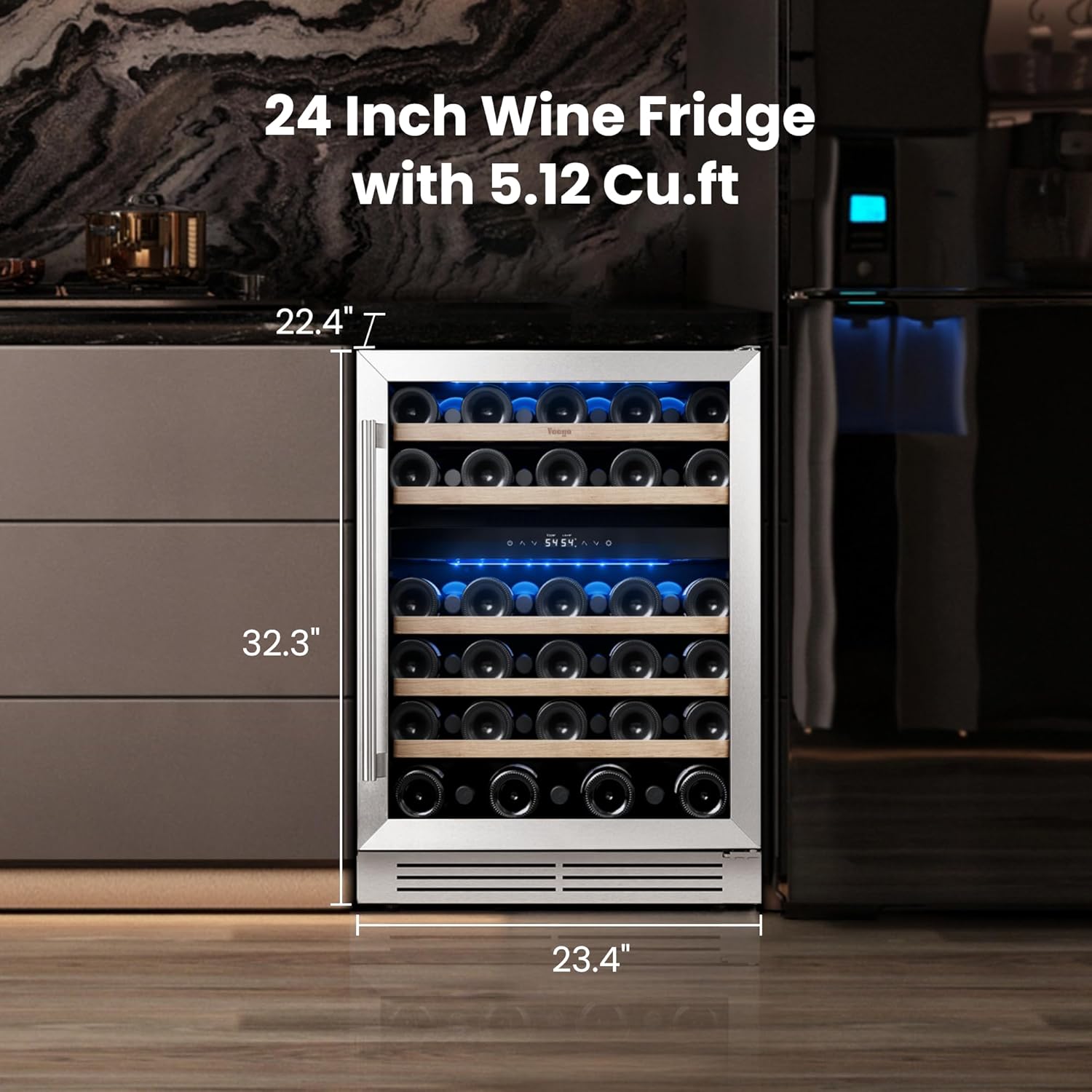 24In Dual Zone Wine Fridge 52  - Beer Wine Zone 리뷰 및 가격