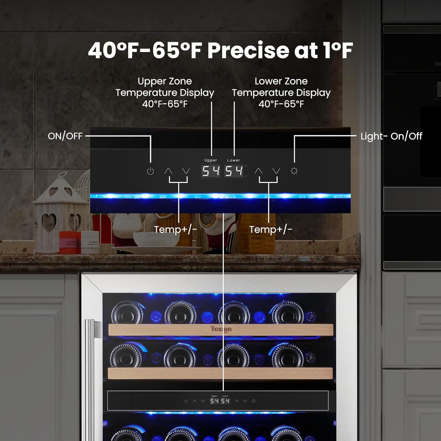 24In Dual Zone Wine Fridge 52  - Beer Wine Zone 리뷰 및 가격