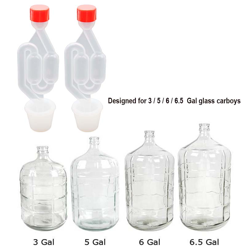 S Type Twin Bubble Airlock and - Wine Beer Type 리뷰 및 가격