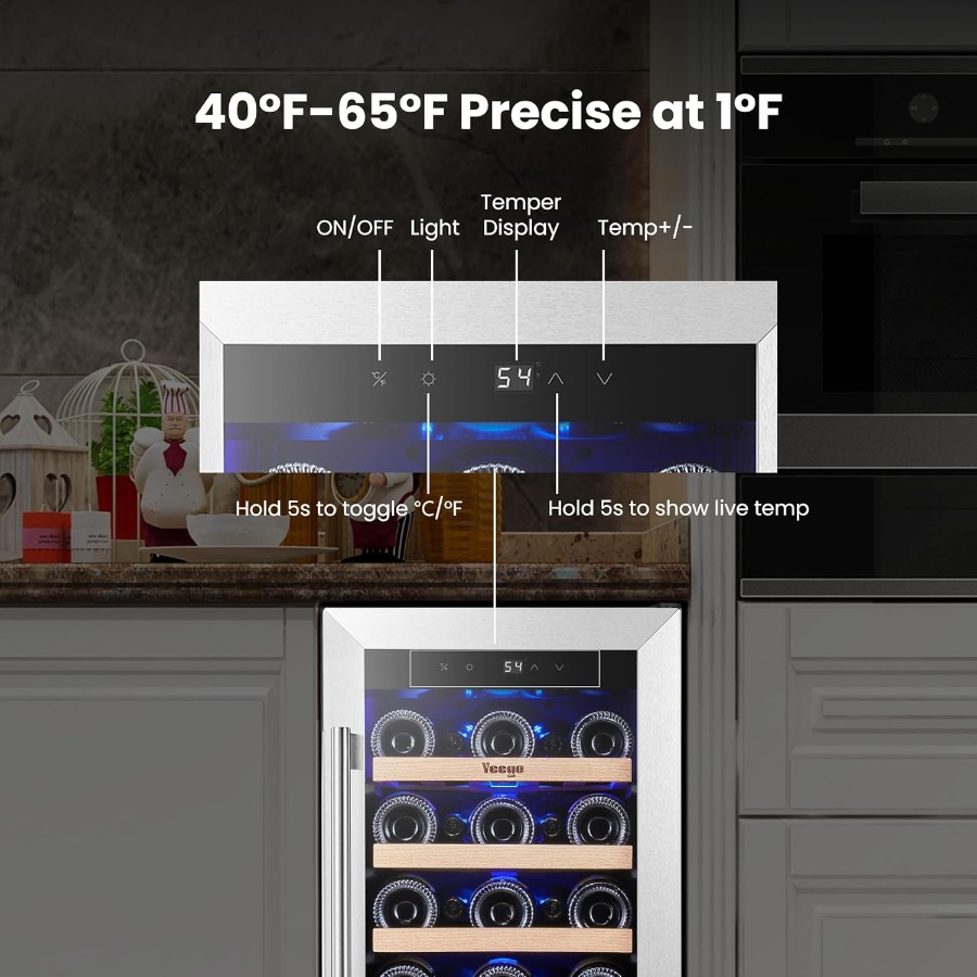 15 Inch Wine Fridge Cooler 33  - Wine Beer Fridge Under Counter 리뷰 및 가격