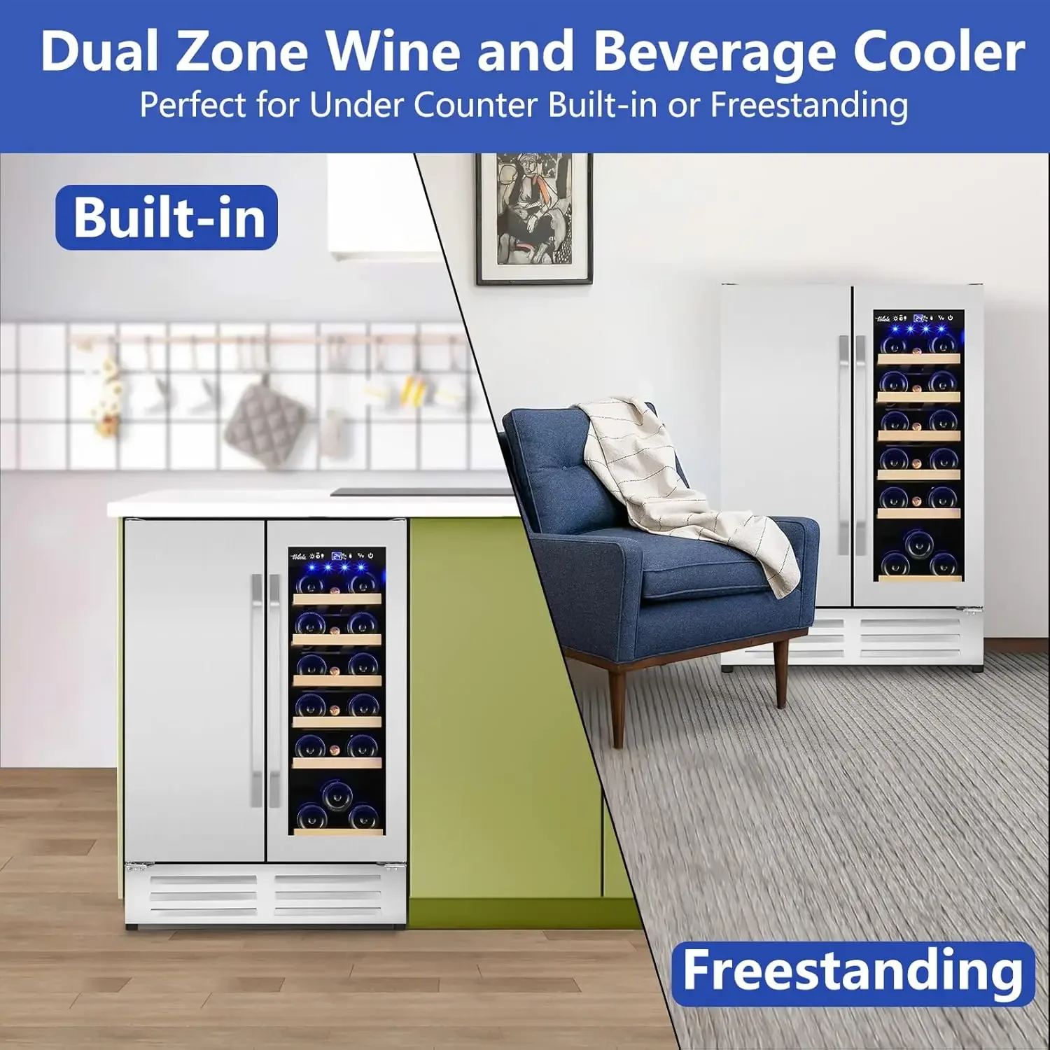 Wine and Beverage Refrigerator - Beer Wine Zone 리뷰 및 가격