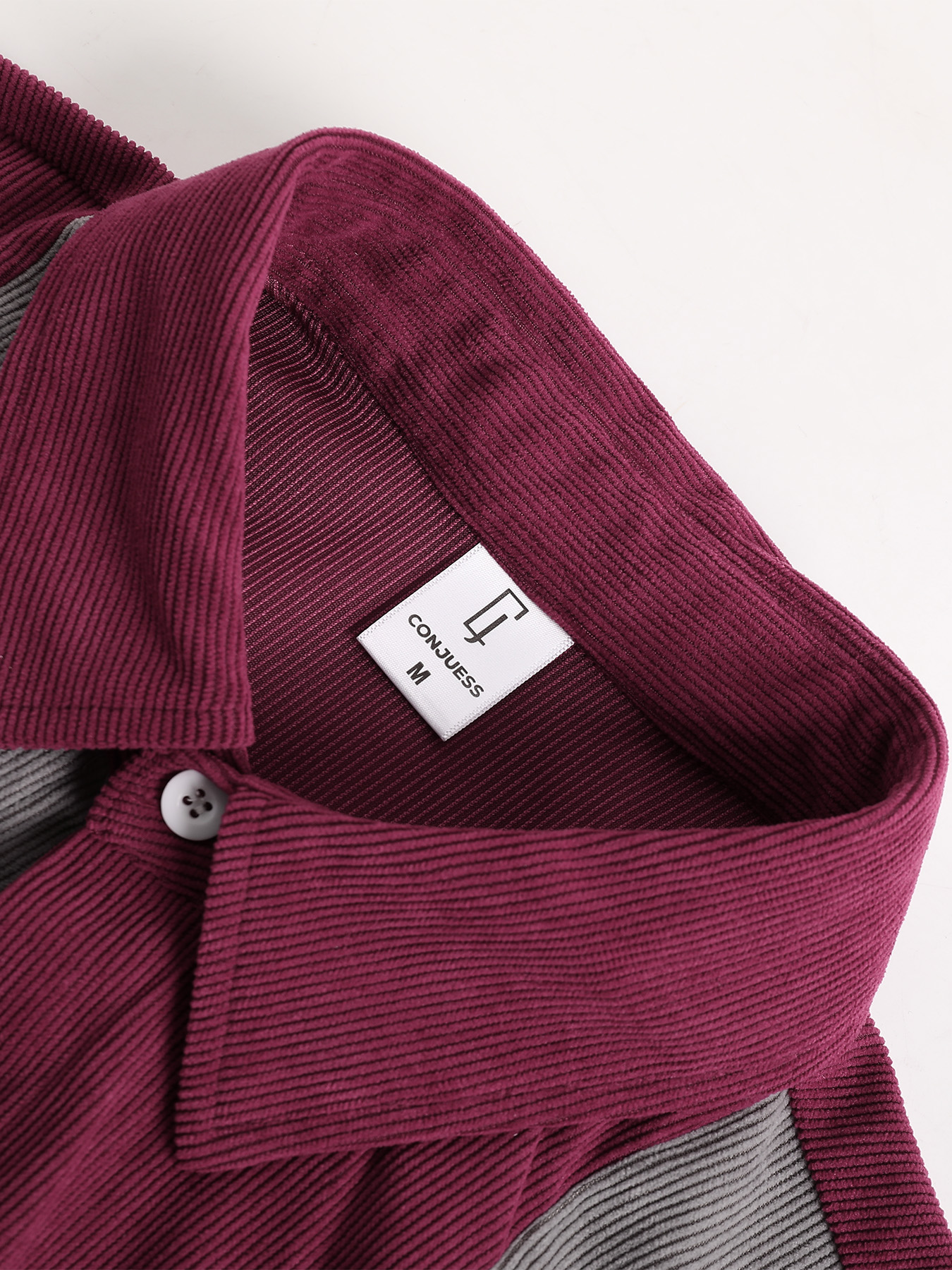Men's Wine Red & Gray Color Bl - Wine & Beer Shop 리뷰 및 가격