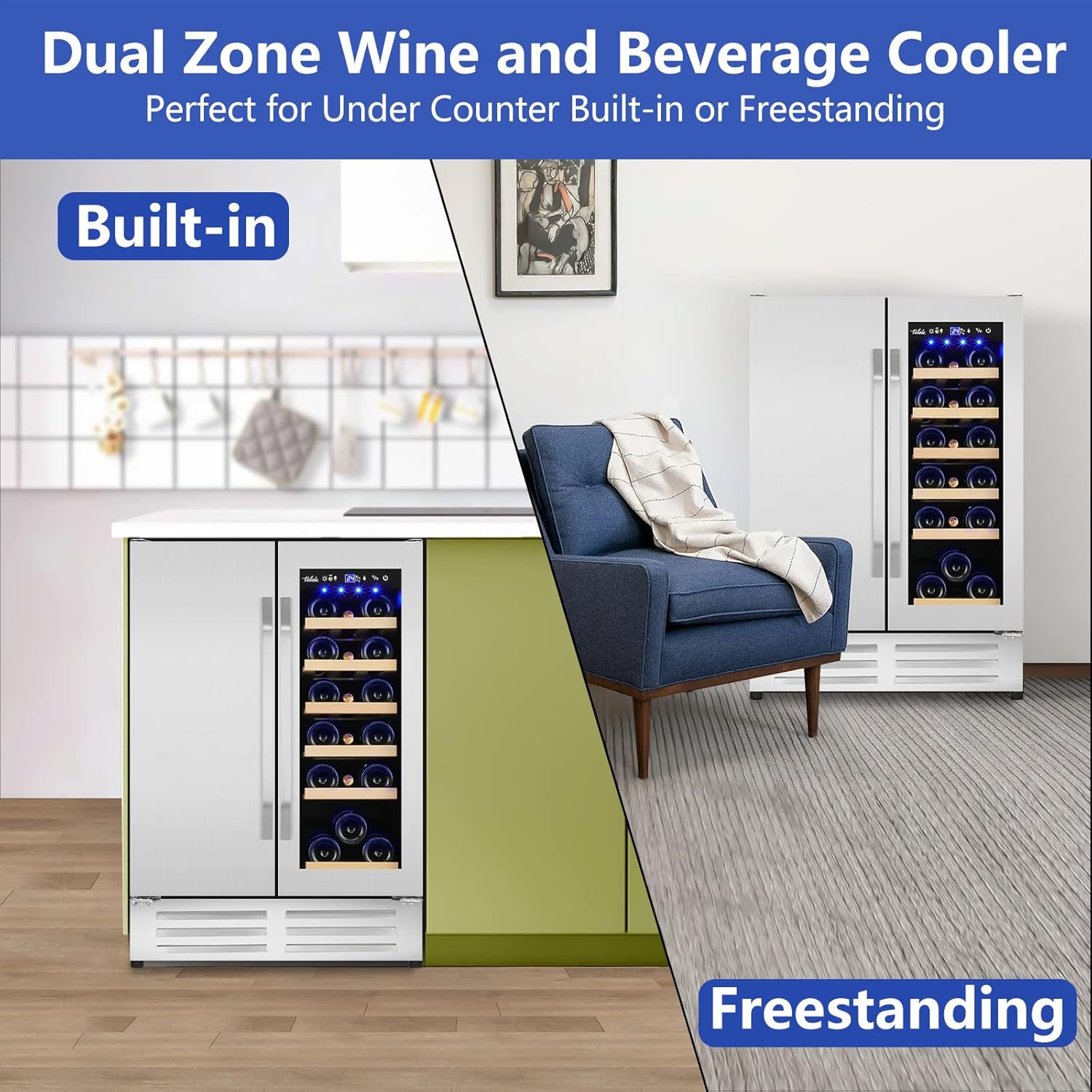 Wine and Beverage Refrigerator - Beer Wine Zone 리뷰 및 가격