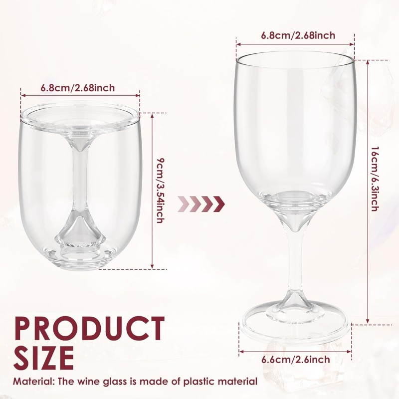 Folding Wine Glass Transparent - Wine & Beer Shop 리뷰 및 가격
