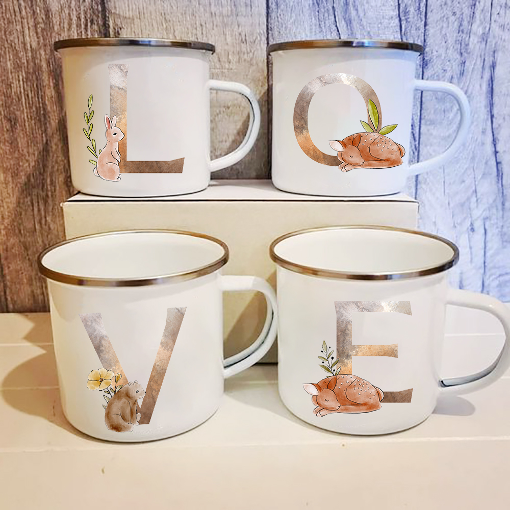Alphabet Animal Print Enamel C - Wine Beer Best 리뷰 및 가격