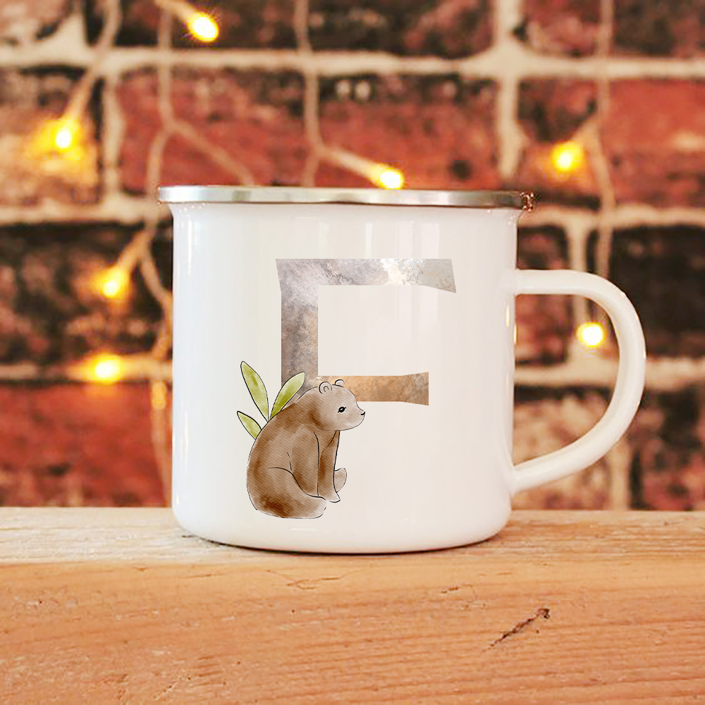 Alphabet Animal Print Enamel C - Wine Beer Best 리뷰 및 가격