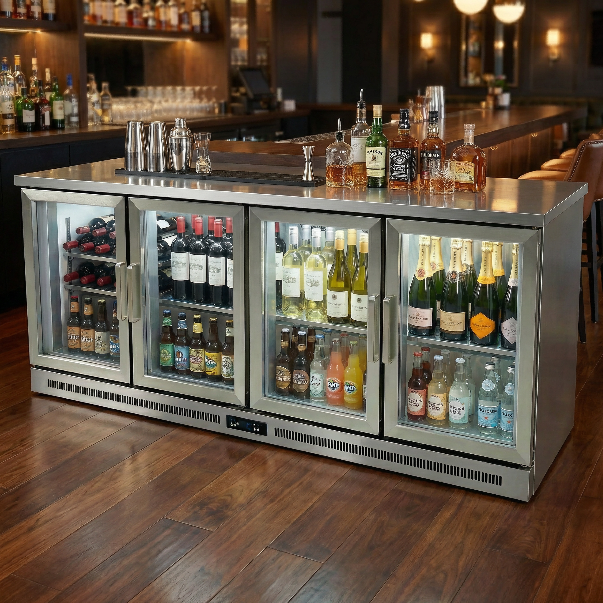 rd-Commercial Wine Cabinet Bar - Wine Beer Fridge Under Counter 리뷰 및 가격