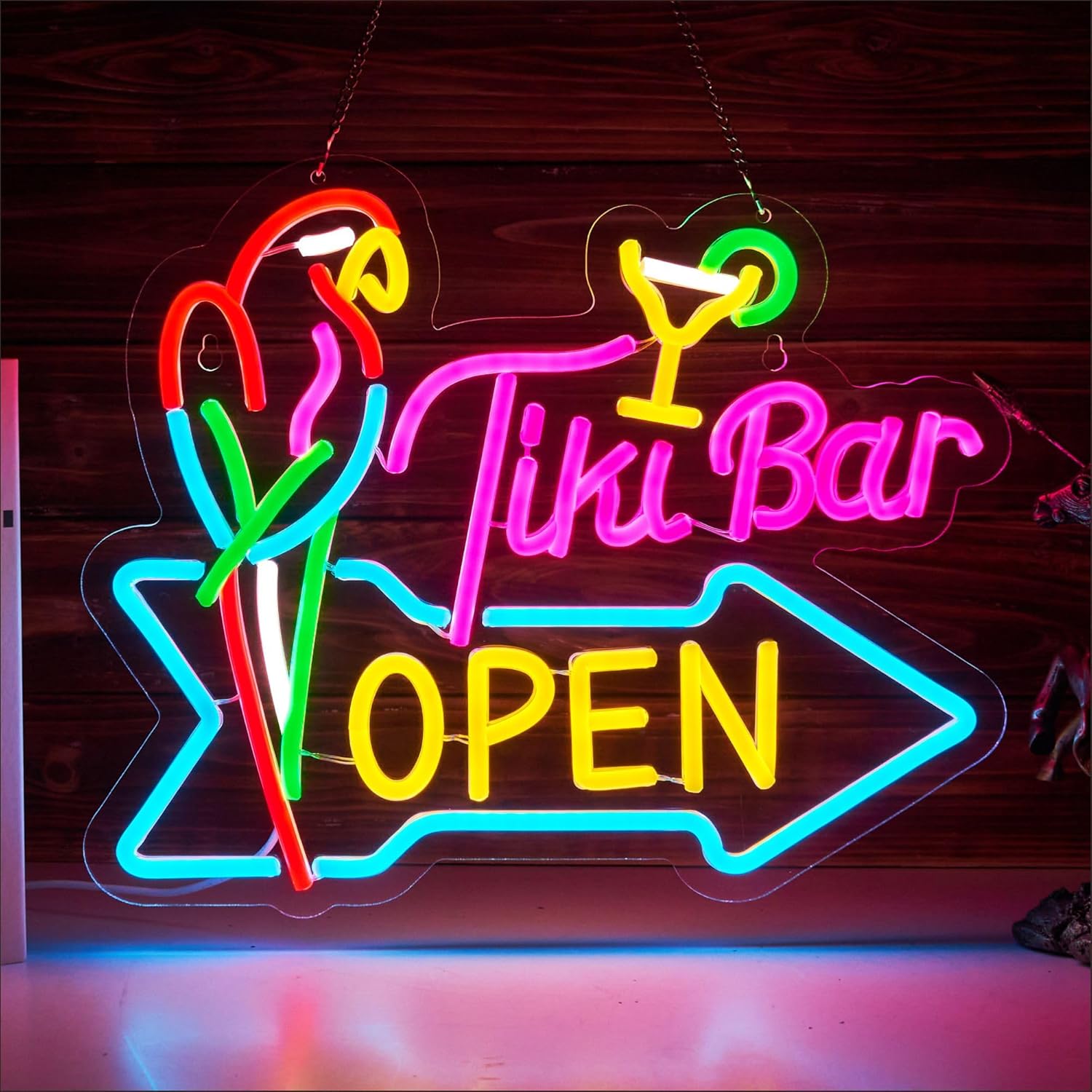 Bar Open Neon Sign Business Ar - Beer & Wine Jockey Plaza Shopping 리뷰 및 가격