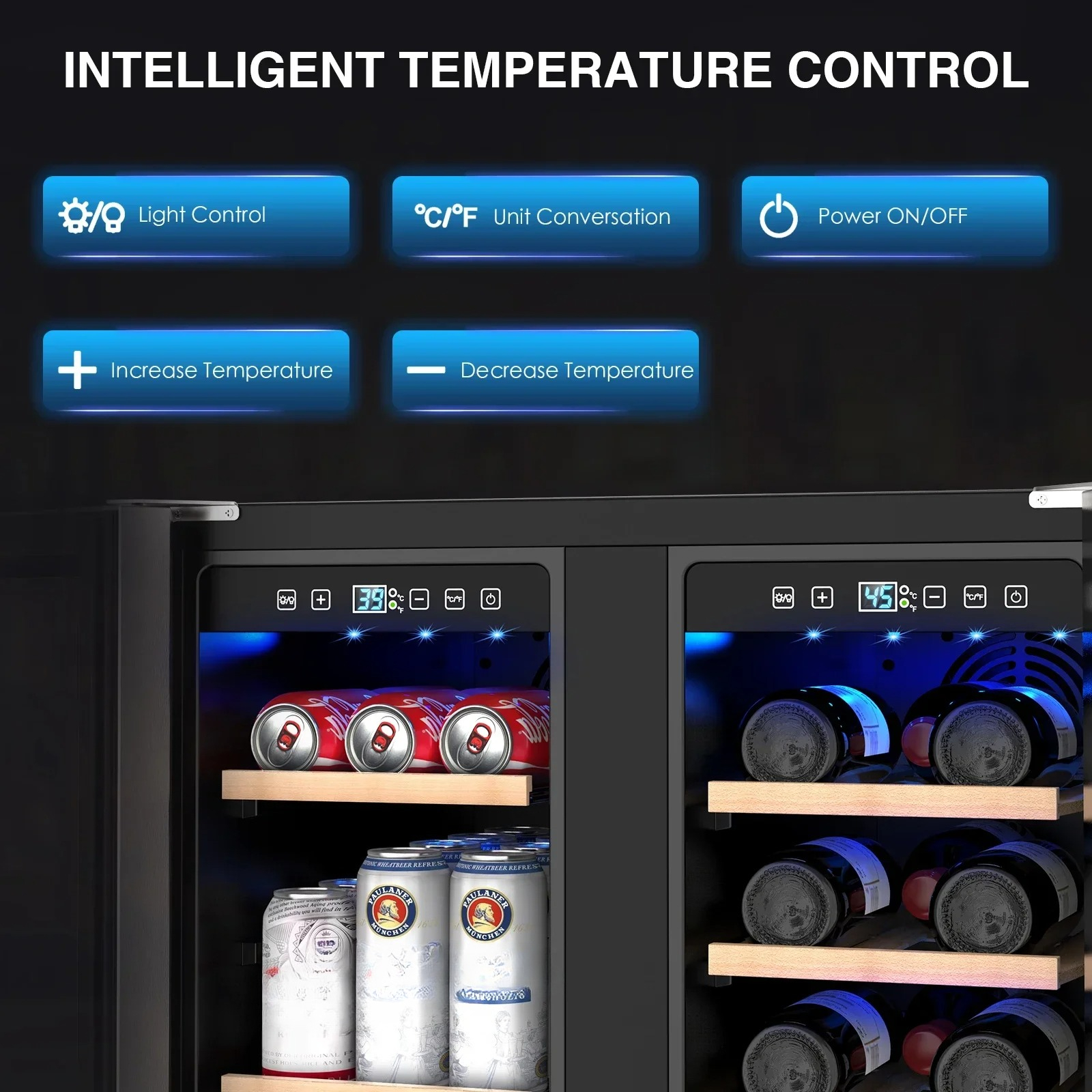 Wine and Beverage Refrigerator - Beer Wine Zone 리뷰 및 가격
