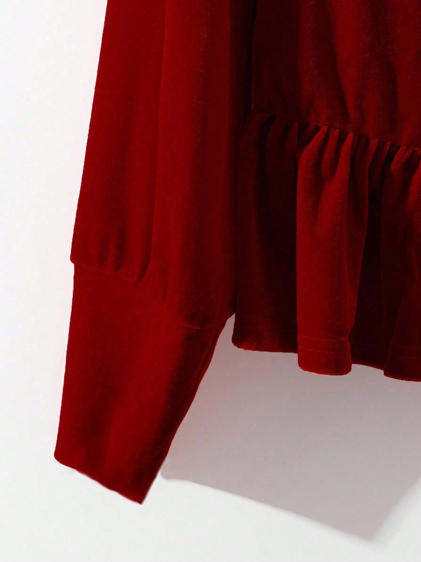Women's Velvet High Neck Peplu - Wine & Beer Shop 리뷰 및 가격