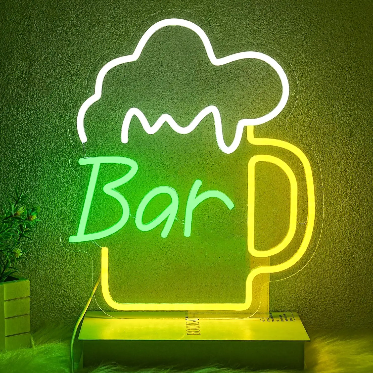 Beer Bar Neon Sign USB Dimmabl - Beer & Wine Jockey Plaza Shopping 리뷰 및 가격