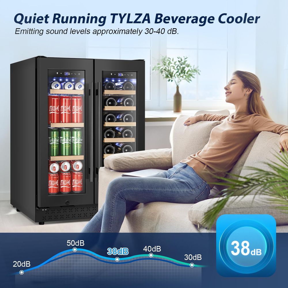 24 Inch Wine and Beverage Refr - Wine Beer Fridge Under Counter 리뷰 및 가격