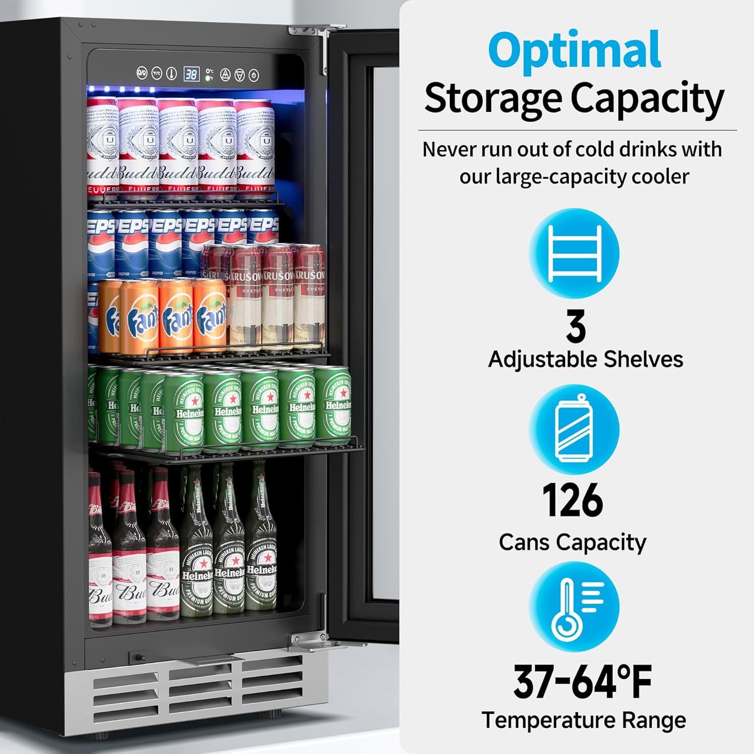 15 Inch Under Counter Beverage - Wine Beer Fridge Under Counter 리뷰 및 가격