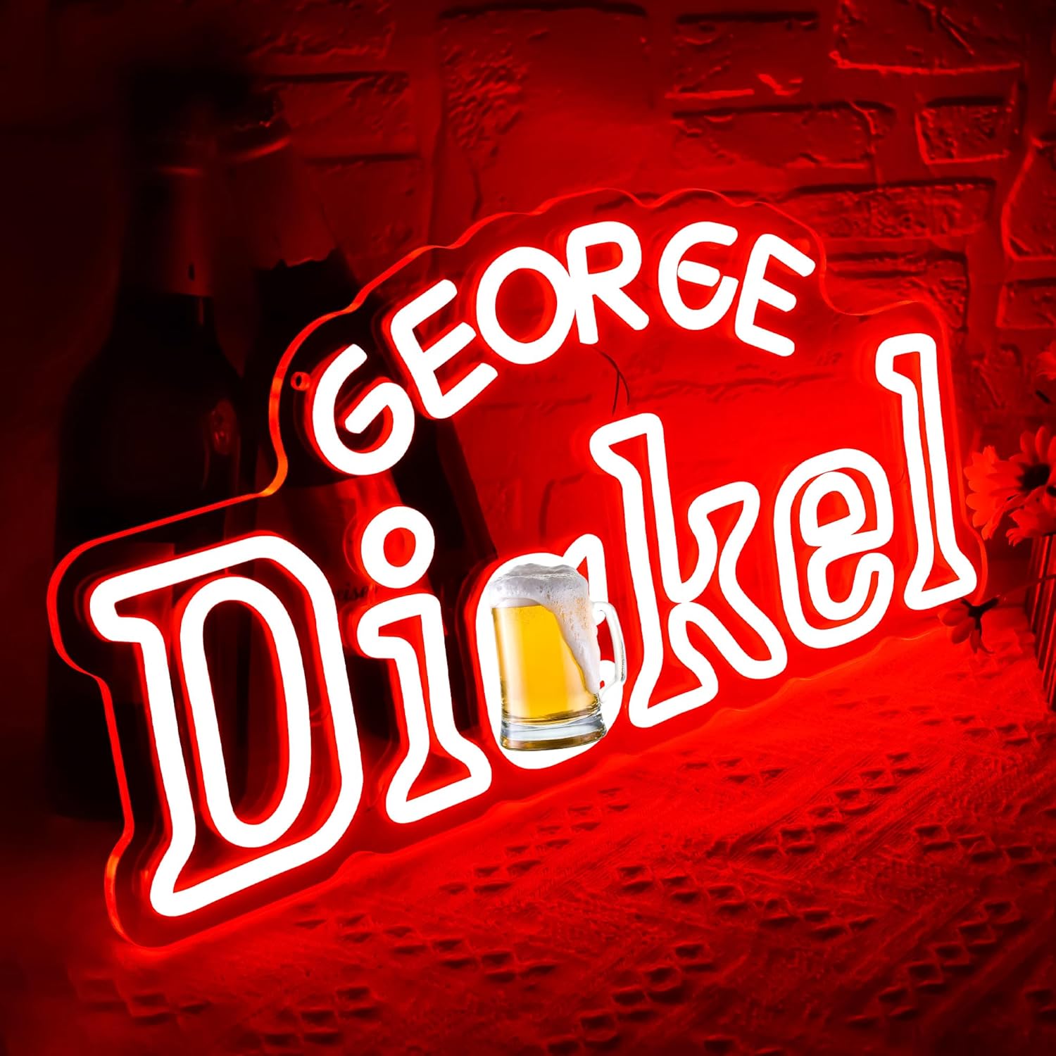 Whisky Neon Sign Business Art  - Beer & Wine Jockey Plaza Shopping 리뷰 및 가격