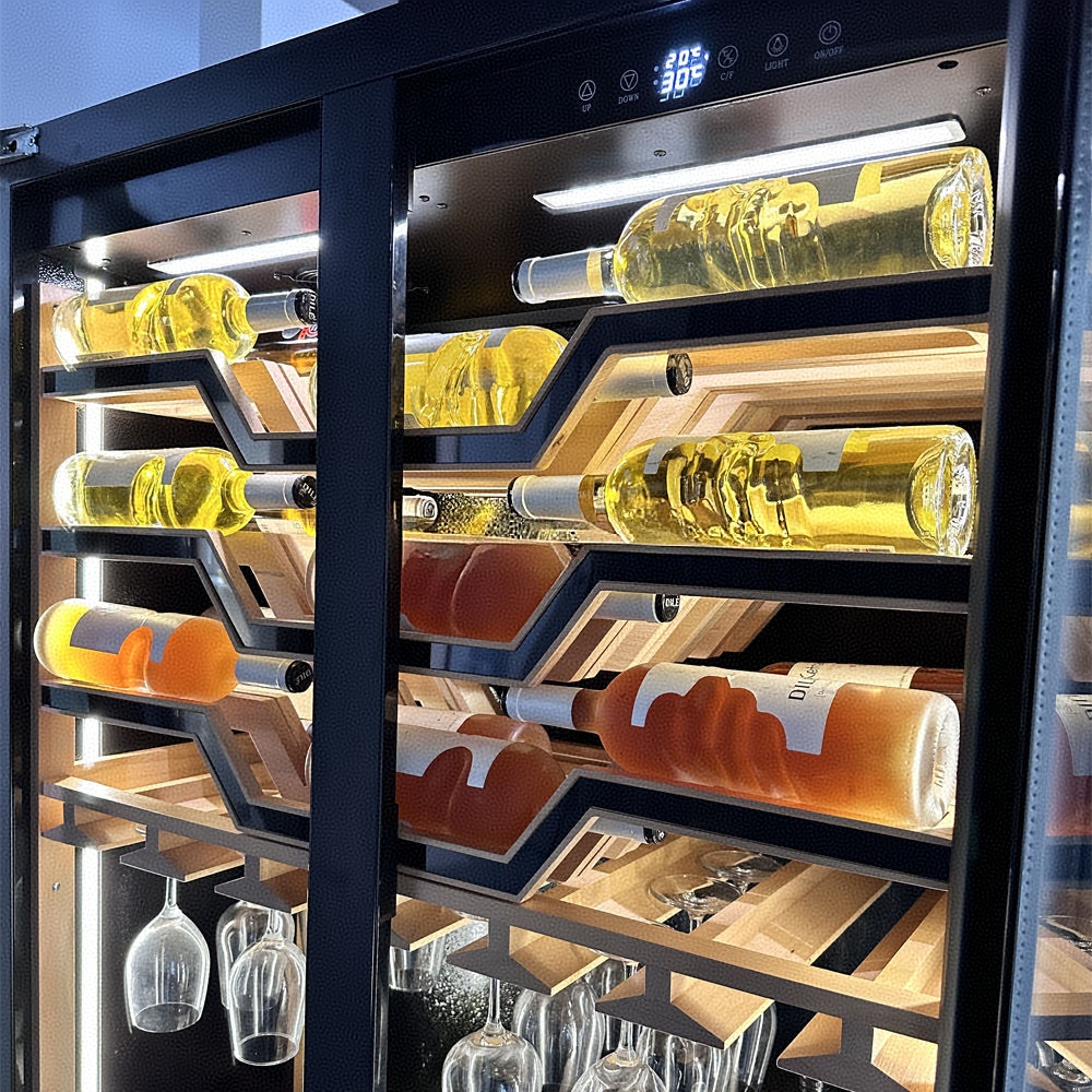 Two Tempered Glass Doors Batte - Beer Wine Zone 리뷰 및 가격