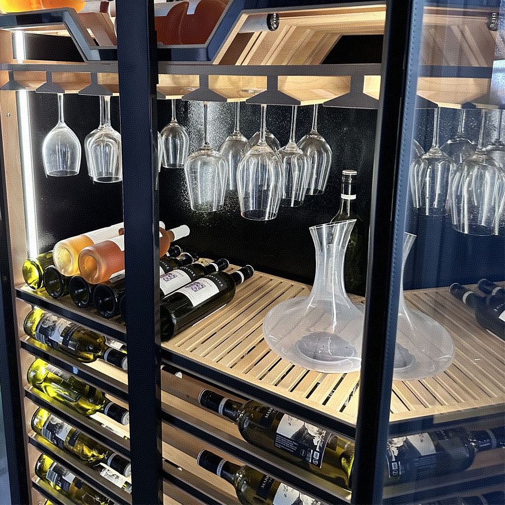Two Tempered Glass Doors Batte - Beer Wine Zone 리뷰 및 가격