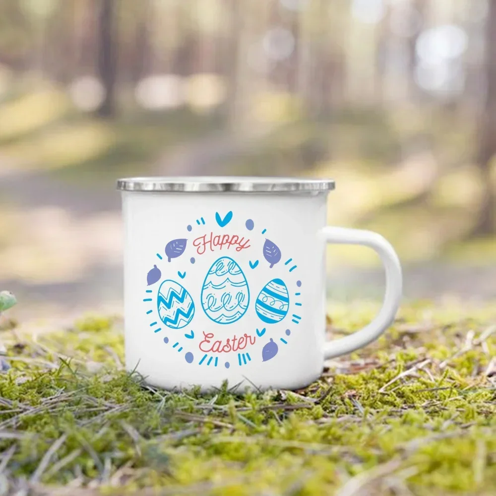 Enamel Handle Cup Happy Easter - Wine Beer Best 리뷰 및 가격