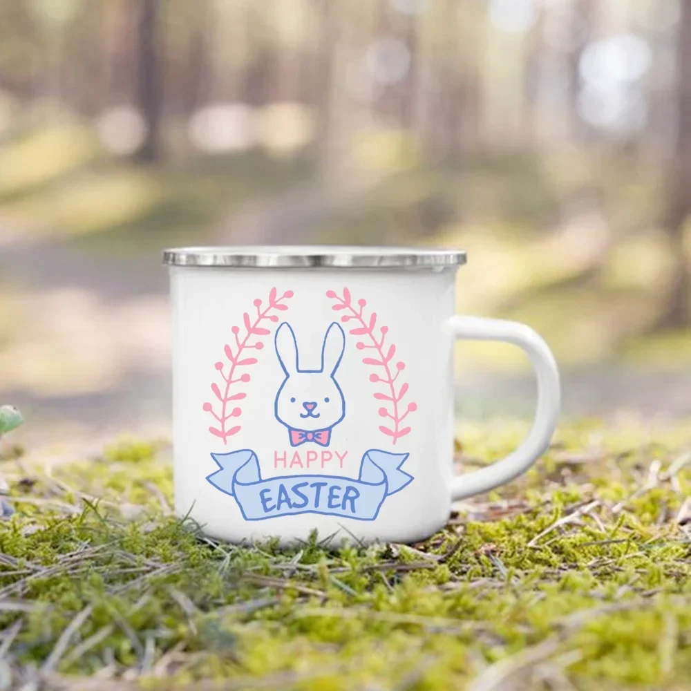 Enamel Handle Cup Happy Easter - Wine Beer Best 리뷰 및 가격