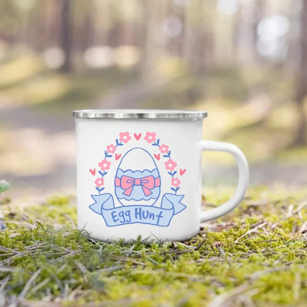 Enamel Handle Cup Happy Easter - Wine Beer Best 리뷰 및 가격