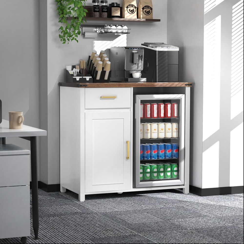 Coffee Bar with Mini Fridge Sp - Wine & Beer Shop 리뷰 및 가격